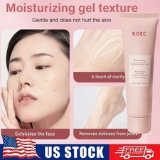 Purifying Exfoliating Gel,Exfoliating Face Scrub Purifying Cream for Face & Body