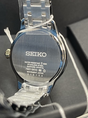 Seiko SRZ540 Quarz 29mm SS Armband Damenuhr weißes Ziffernblatt mit Diamanten - Bild 5 von 13