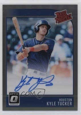 2018 Panini Donruss Optic Black Prizm /25 Kyle Tucker #RPS-KT Auto r9d