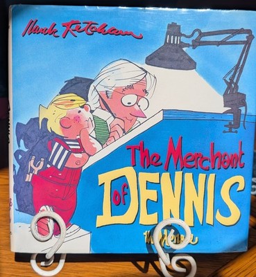Hank Ketcham Merchant of Dennis the Menace 1990 Signed 1st Ed Sketch HC DJ VG