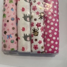 Baby Blankets Set Of 4 Girls Pink Receiving Blankets