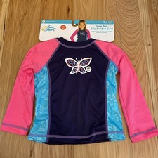 Toddler Rash Guard M 2-4 Years Swim Tee Surf's Up Sun Smart UPF 50 Quick Dry NWT