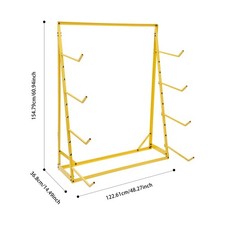 4 Tier Steel Horizontal Lumber Storage Rack Adjustable Storage Cantilever Rack