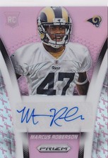2014 Marcus Roberson Prizm Pink BCA  Auto  RC 5/100    #AR-MR (A2849)
