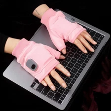 Fast Heating Gloves 3 Seconds Warm Up USB Rechargeable for Winter Sports Gift