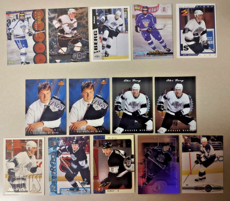 14 Card Lot of AKI-PETTERI BERG w/ROOKIES  NHL Kings Collector Must!! FREE S&H!!