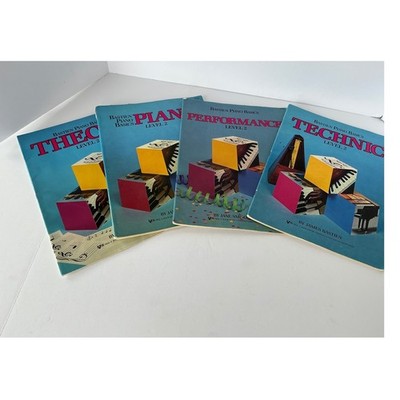 Bastien Piano Basics Level 2 Set of 4 Books Piano Theory Performance Technic