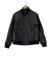 Beams Leather Jacket Blouson/M/Goat Leather/Blk/Bmj-269-Goat-1// 3814