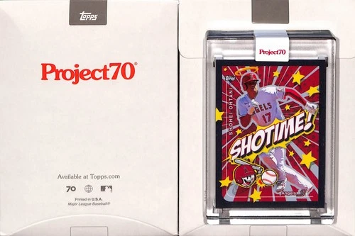 2021 TOPPS PROJECT 70 #719 1999 SHOHEI OHTANI - LA ANGELS SHOTIME! - SKET ONE