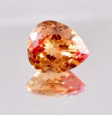 19 x 13 mm Flawless 17.70 Ct 100% Natural Golden Yellow Sapphire Git Certified