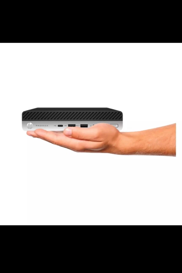 HP EliteDesk 800 G5 DM Desktop mini-Intel Core i5 9th Gen - 16GB RAM - GB SSD - Image 2 of 4