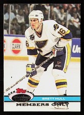 1991 Stadium Club Members Only #NNO Brett Hull