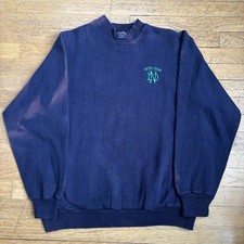 Vintage Notre Dame Sweatshirt Fighting Irish NCAA Football USA Sz Large