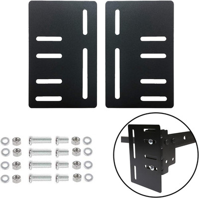 Heavy-Duty Bed Frame Brackets for Headboard & Footboard - 2 Pack