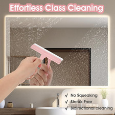 5" Silicone Shower Squeegee for Glass Doors Car Windows - Small Mini Size...