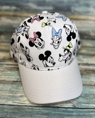 NEW Disney Mickey Mouse Character Print Adjustable Baseball Cap