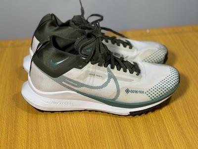 Nike React Pegasus Trail 4 GTX White Green Sneakers FB2193-001 Mens Size 7.5