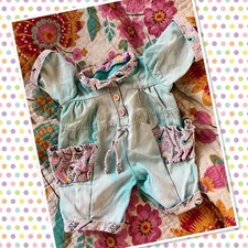 Vintage Cabbage Patch Kids Doll Designer Line Girl Romper Outfit TLC Please Read