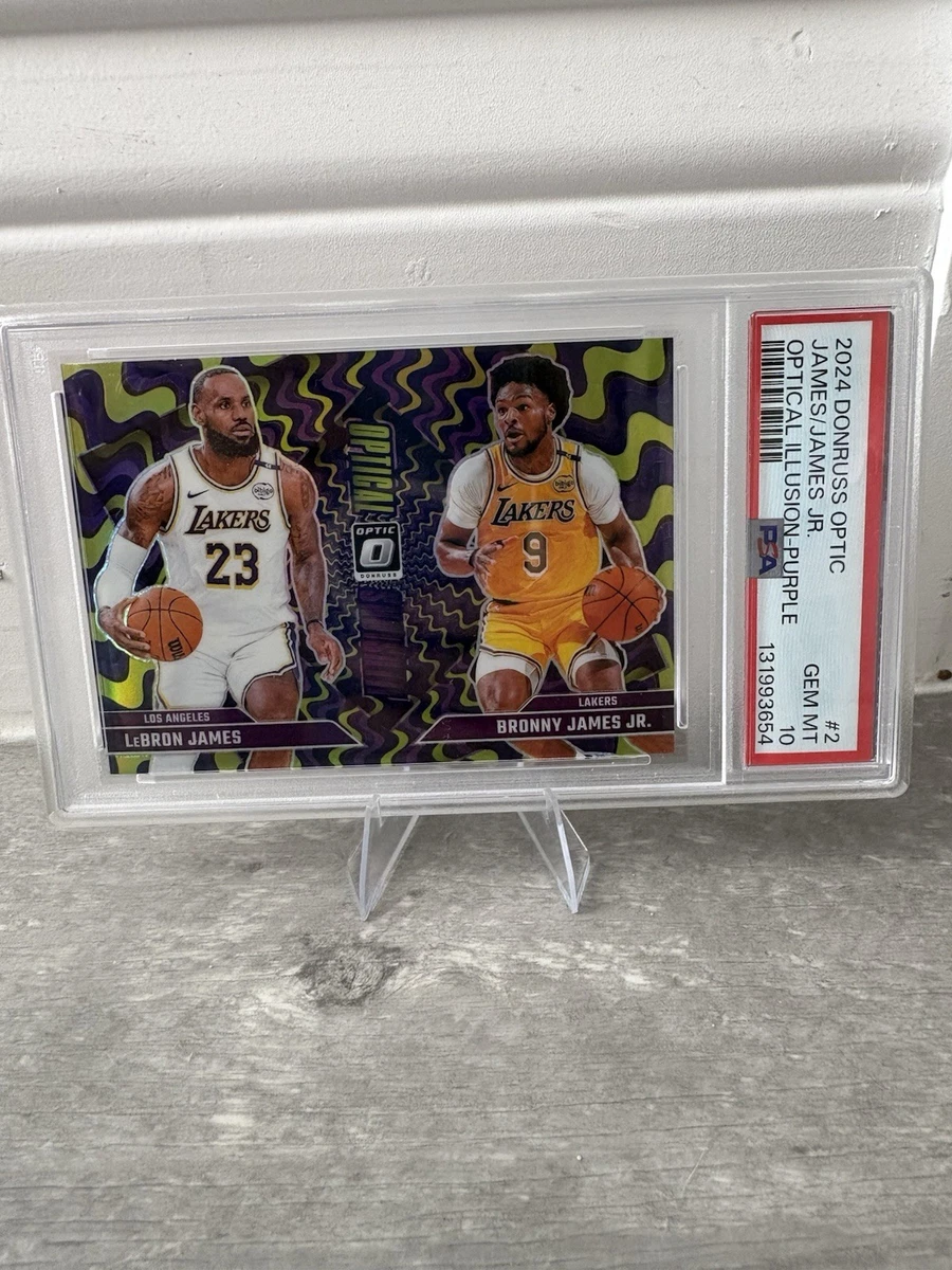 Panini LeBron James 10 Graded Basketball Sports Trading Cards