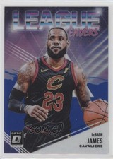 2018-19 Panini Donruss Optic League Leaders Blue Prizm /85 LeBron James #9 1vy