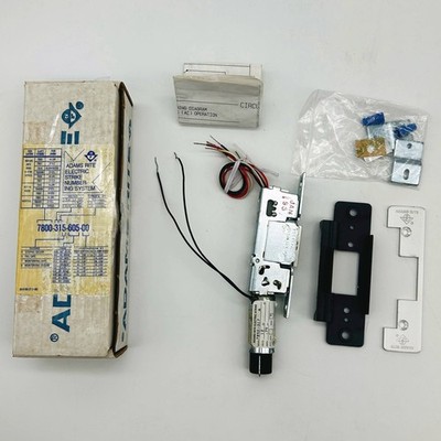 Adams Rite 7840-317 Electric Strike Monitor Fail-Safe 12VDC Satin Alum No Scrws
