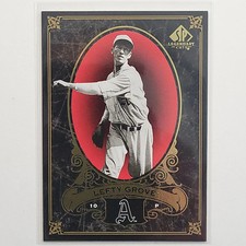 Lefty Grove 2007 Upper Deck SP Legendary Cuts #69