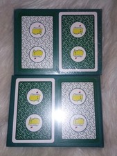 Masters Cards 4 Sets Playing Deck of Card Augusta National Golf Club Logo Limite