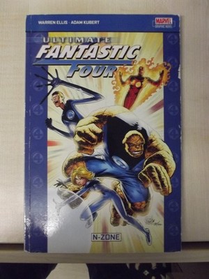 FANTASTIC FOUR  SOFT BACK BOOK .ELLIS, KUBERT ULTIMATE N-ZONE.READ AD BELOW
