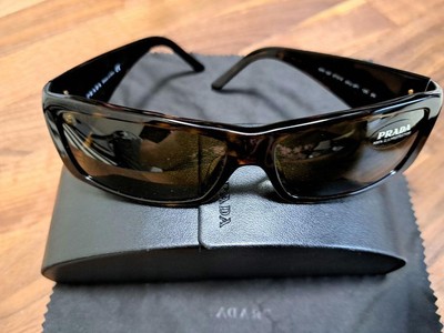 PRADA Vintage Sunglasses Tortoise Frame Brown Lens Big Oval  display picture 1