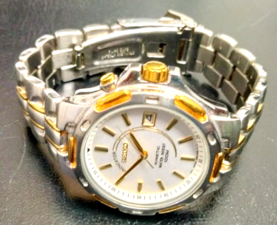 Seiko Indicator Kinetic WR 100m 5M42-OP68 Japan movt mens watch | eBay