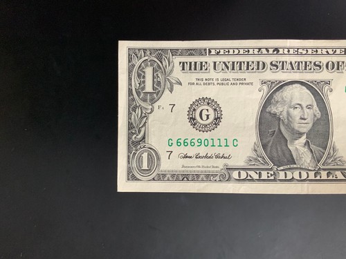 2006 $1 Dollar Bill G66690111C - Picture 3 of 4