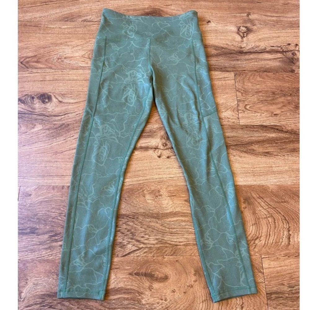 Zyia Active green patterned athletic leggings - image 1