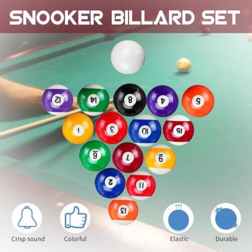 Mini Billiards Table Balls Pool Cue Balls Full Set Accessory Billiard W6G6 - Bild 1 von 14