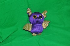 Ty Beanie Boos 6" Plush Count Bat Purple Gold Halloween plush toy