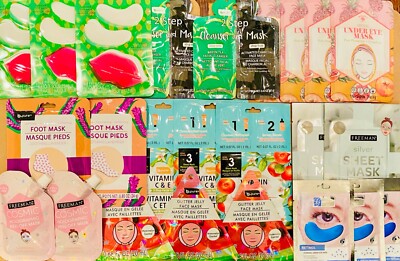 Holiday Cheer MASK Set, 16 Masks to Pamper Your Face, Eyes, Lips, Nose, Hands +