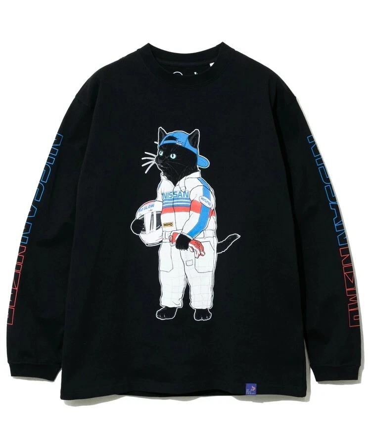 Nissan x Go Slow Caravan NISMO Racing Driver CAT Black L/S Long