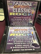 Chart Toppers Karaoke Classic Rock Vol 1  2 CDG Multiplex Sealed 2 Disc Set