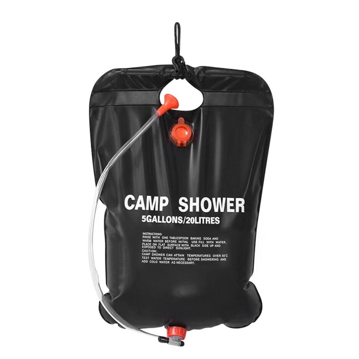 Portable Solar Heated Shower Bag Travel Camping Shower Bath Water Bag 5  Gallons | eBay