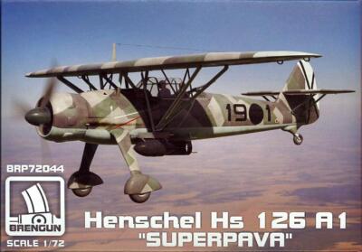 Brengun Models 1/72 HENSCHEL Hs-126 A1 ''SUPERPAVA'' German Condor Legion