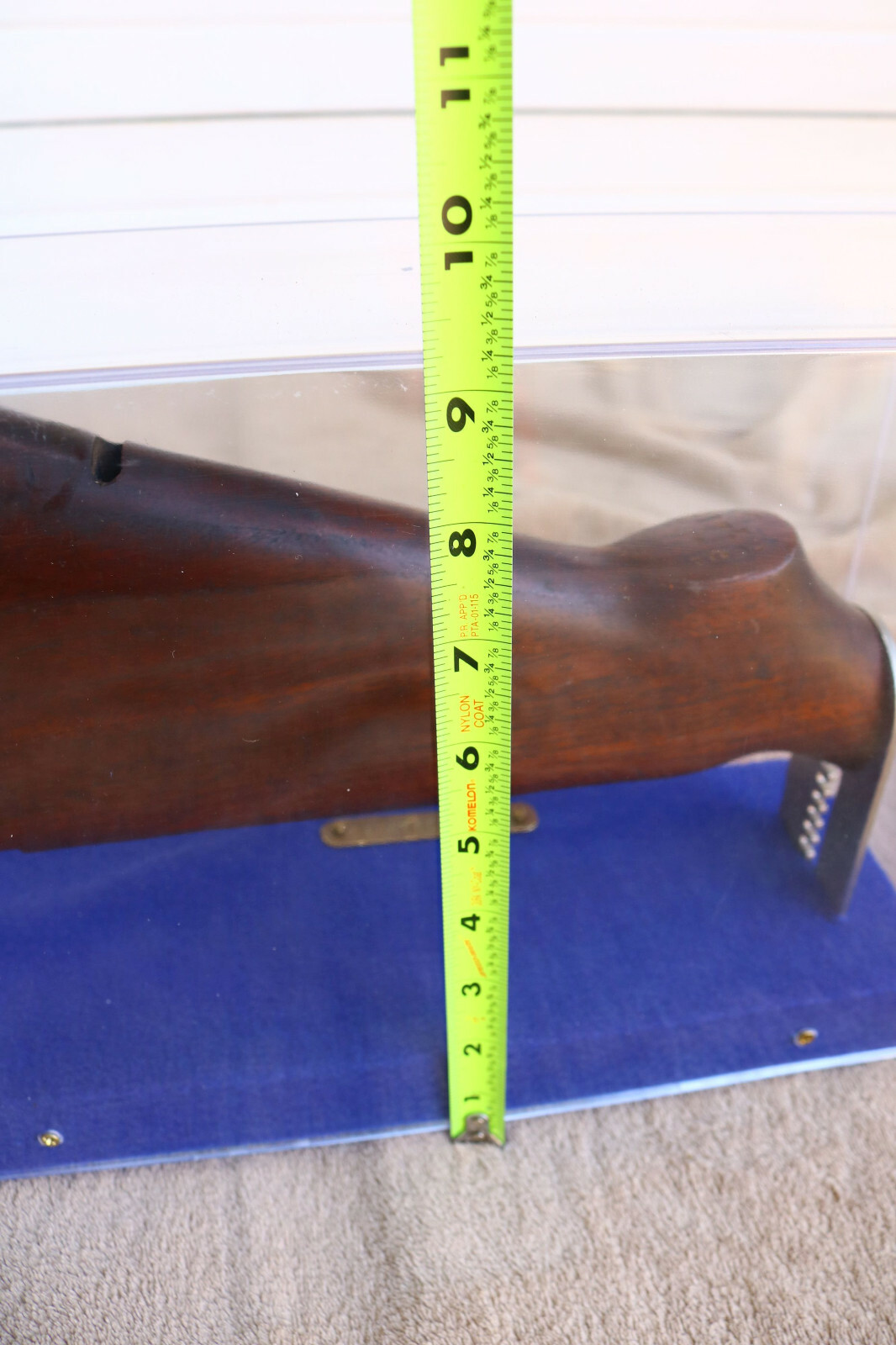 Vintage Display Old Rifle Stock Art Gift Unique Training