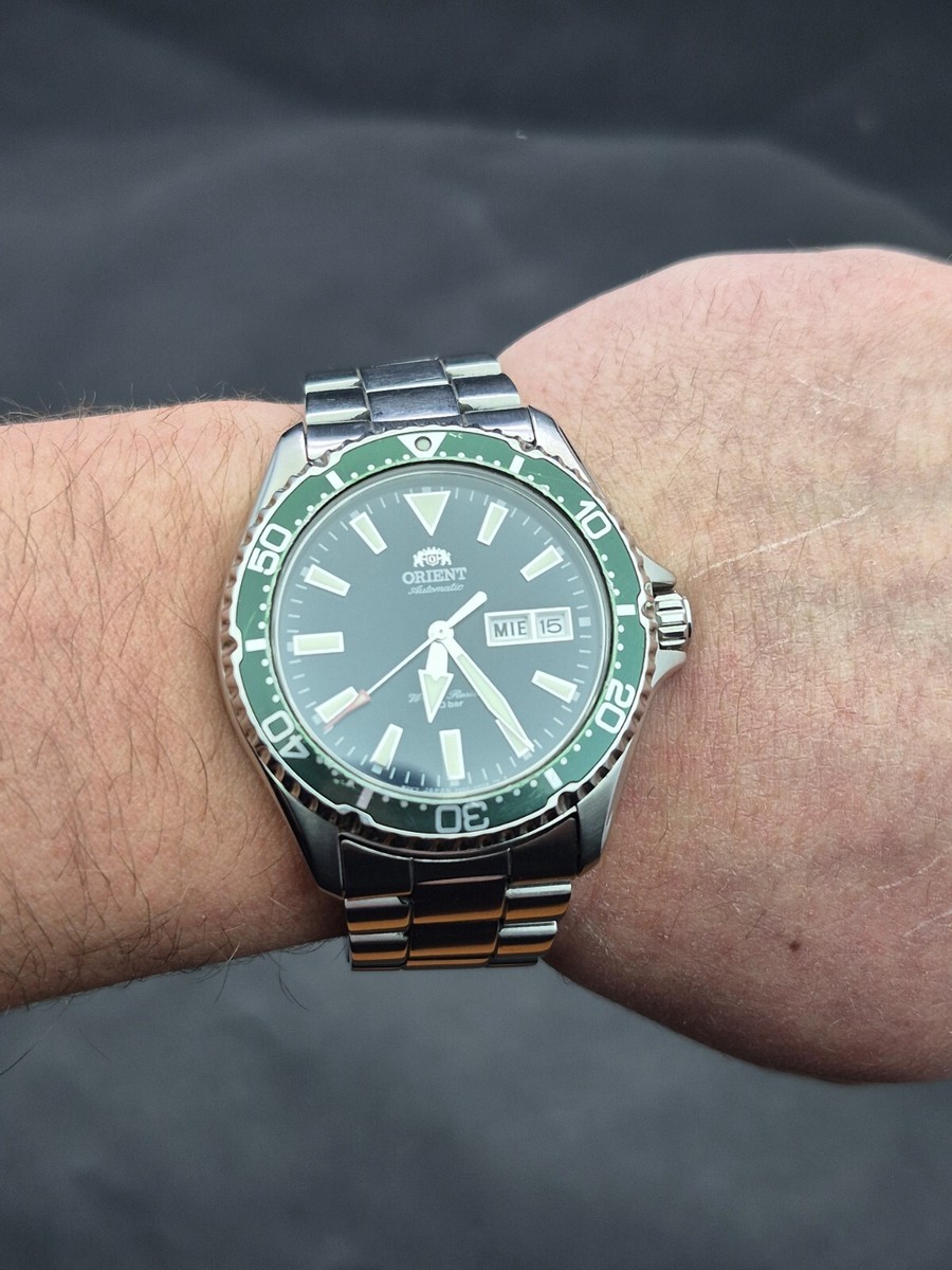 Orient F692-UAC Automatic Green 20bar Stainless Steel Wrist Watch