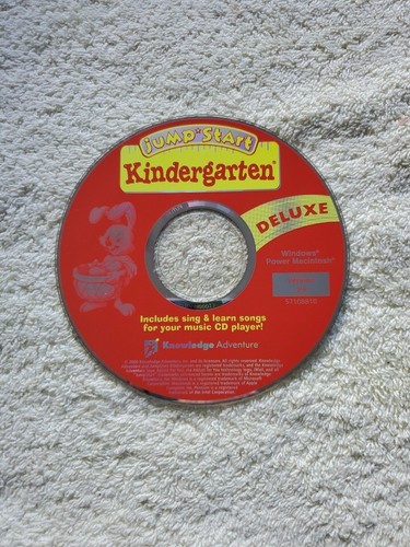 Jump Start Kindergarten (CD-Rom) 1998 Version 2.5 DISC ONLY - 第 1/4 張圖片