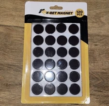 Xbet Self Adhesive Magnet .8” Diameter .08”thickness Pack Of 117