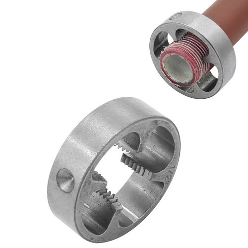 6pcs NPT Thread Tap Die Set PVC Pipe Threader 1/2 3/4 1 Inch Pipe Round Die Set - Picture 9 of 10