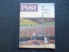 1950 MAY 13 THE SATURDAY EVENING POST MAGAZINE - ILLUSTRATED COVER - SP 1824