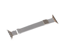 Metal Magnetic Thin Watch Band For Apple Watch 42mm 44mm Silver
