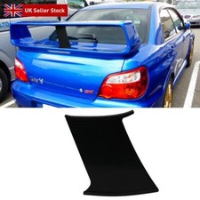 Black Spoiler Wing Stiffi Support Rall For Subaru STI Saloon Impreza 2002-07
