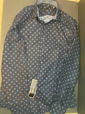 Navy Luxury Dress Shirt- Nine West- NWT!- 50% Off Retail!