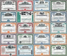 Mixed Lot of 20x American Companies, Various Industries