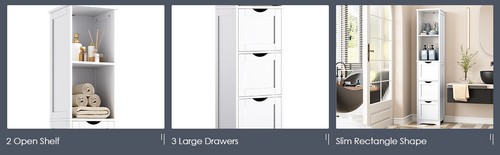 Free-Standing Cabinet with 4 Drawers/3 Drawers 2 Shelves/5 Drawers 1 Door R0G2 - Picture 22 of 37